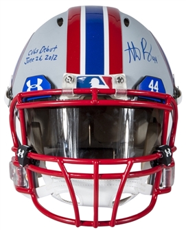 2012 Anthony Rizzo Autographed Riddell Football Helmet (PSA/DNA)